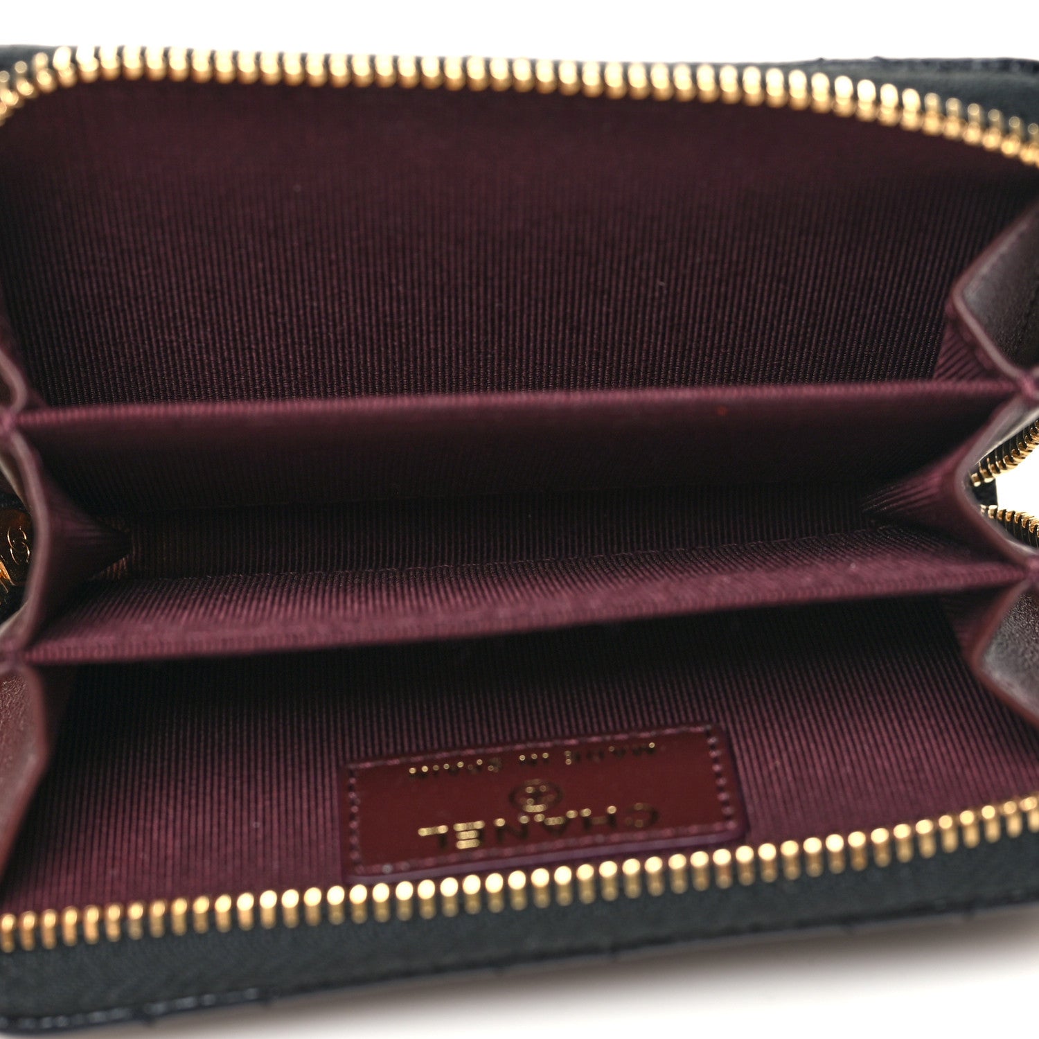 Chanel Caviar Quilted Zip Coin Purse Black 5 of 8