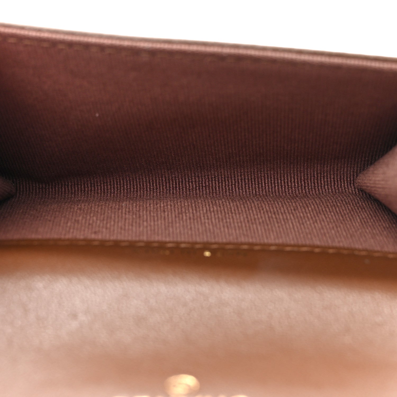 Chanel Lambskin Quilted Chanel 19 Flap Card Holder Dark Brown 5 of 9