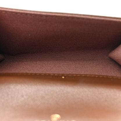 Chanel Lambskin Quilted Chanel 19 Flap Card Holder Dark Brown 5 of 9
