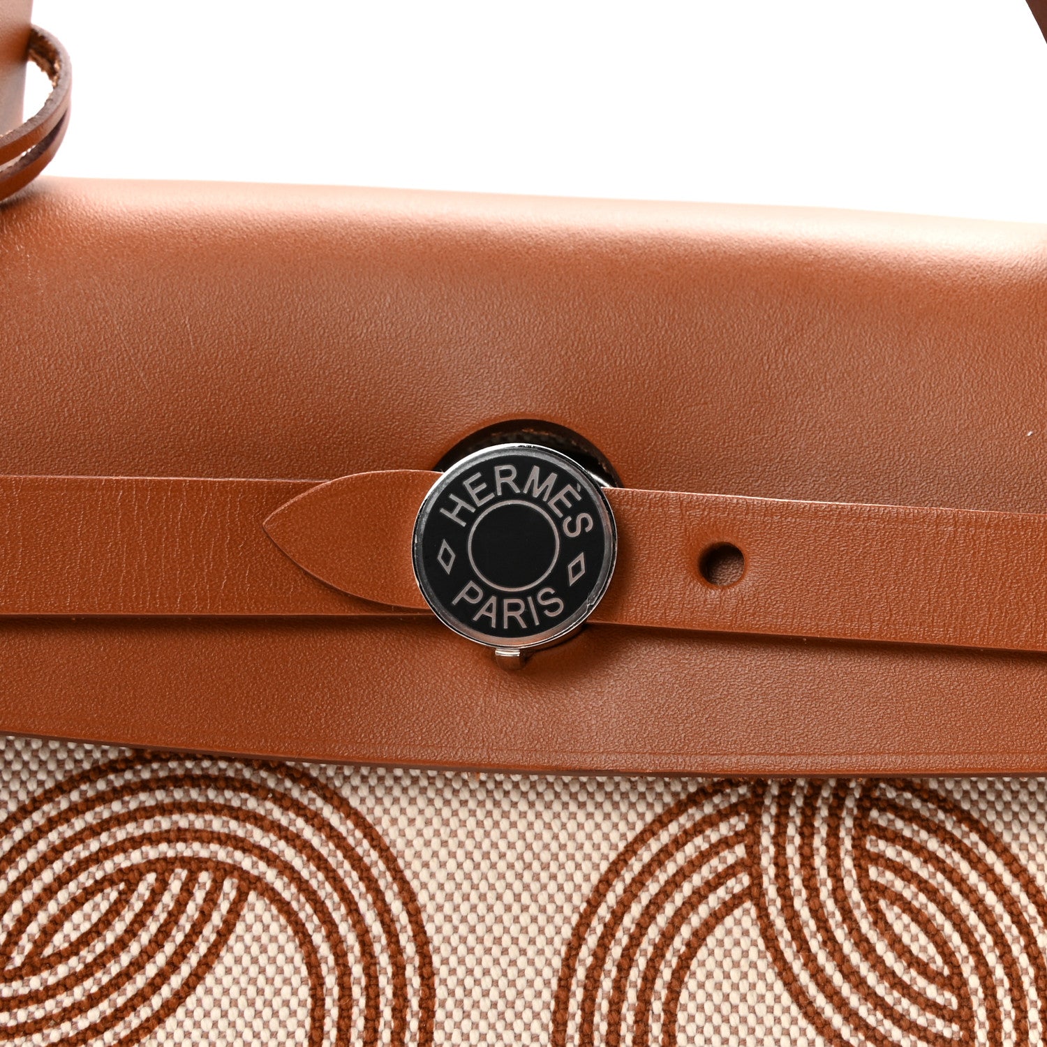 Hermes H Plume Canvas Vache Hunter Circuit 24 Herbag Zip Retourne 31 Naturel 8 of 11