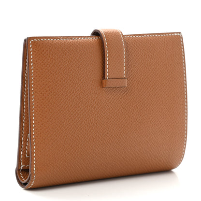 Hermes Epsom Bearn Compact Wallet Gold 3 of 7