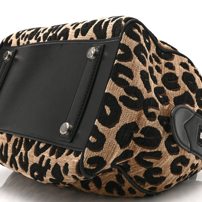 Louis Vuitton Jacquard Velvet Leopard Print Stephen Sprouse Speedy 10 of 14