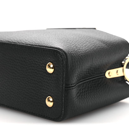 Louis Vuitton Taurillon Mini Capucines Black 9 of 11