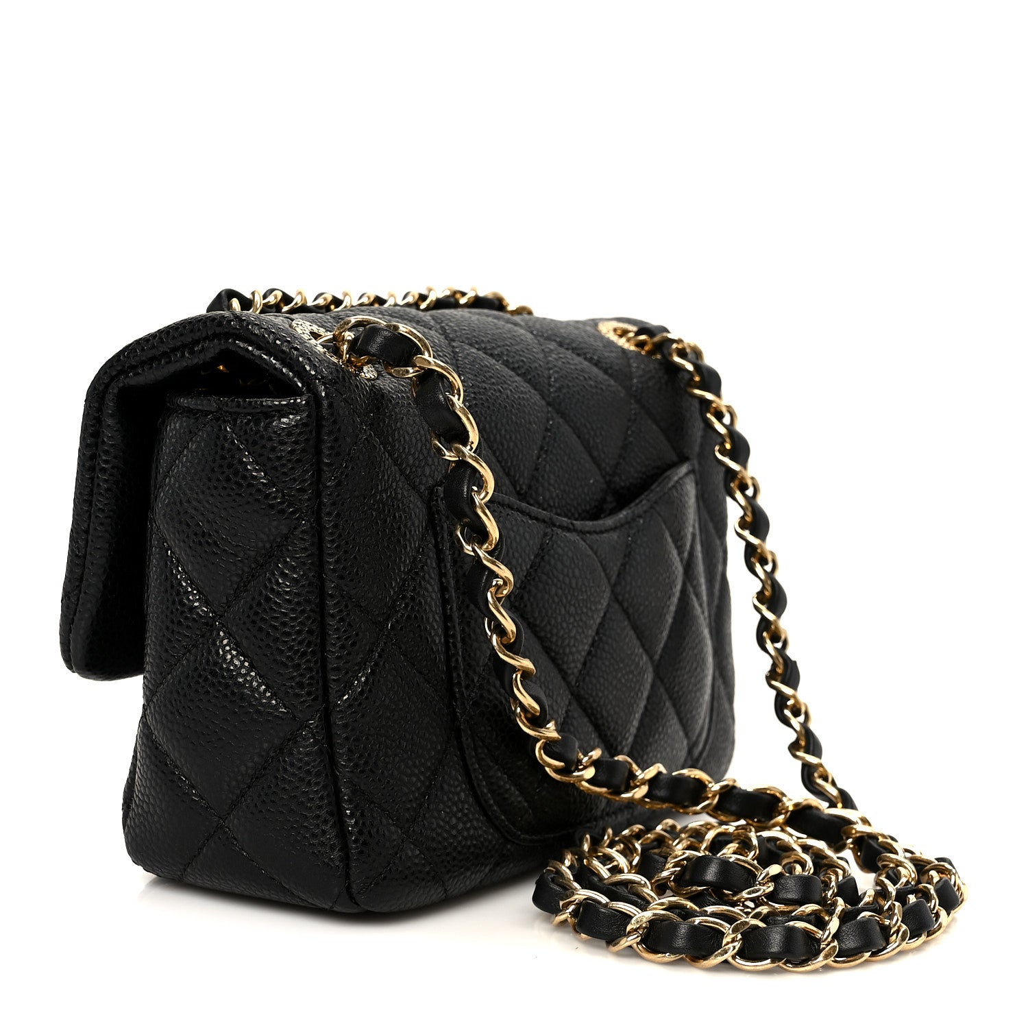 Chanel Grained Lambskin Quilted Mini Flap Black 2 of 10