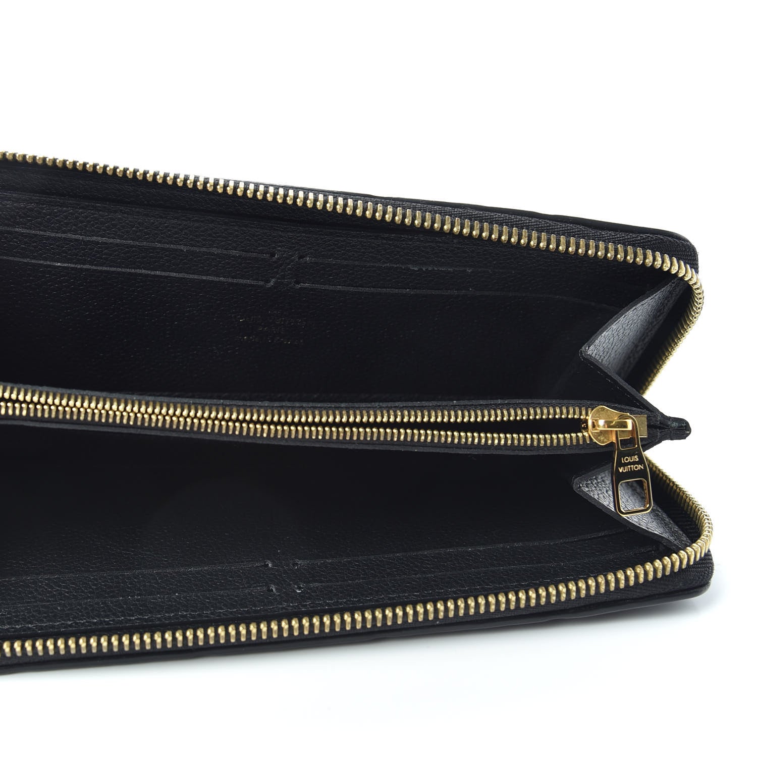 Louis Vuitton Empreinte Clemence Wallet Black 5 of 6