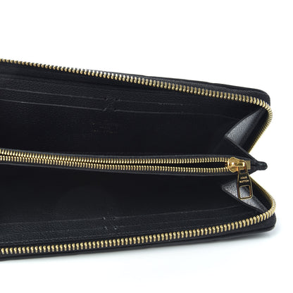 Louis Vuitton Empreinte Clemence Wallet Black 5 of 6