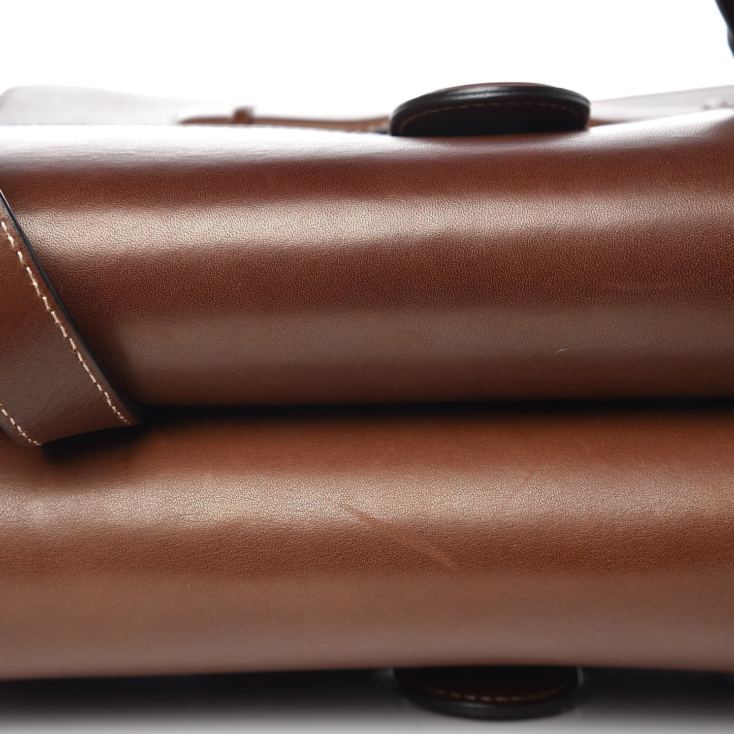 Natural Calfskin Medium Symmetrical Bag Chestnut