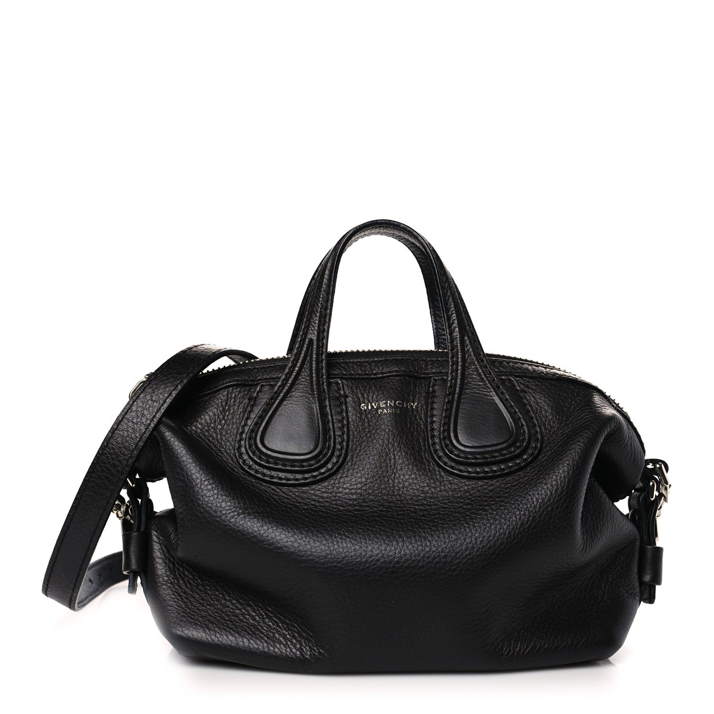 Waxed Calfskin Micro Nightingale Black
