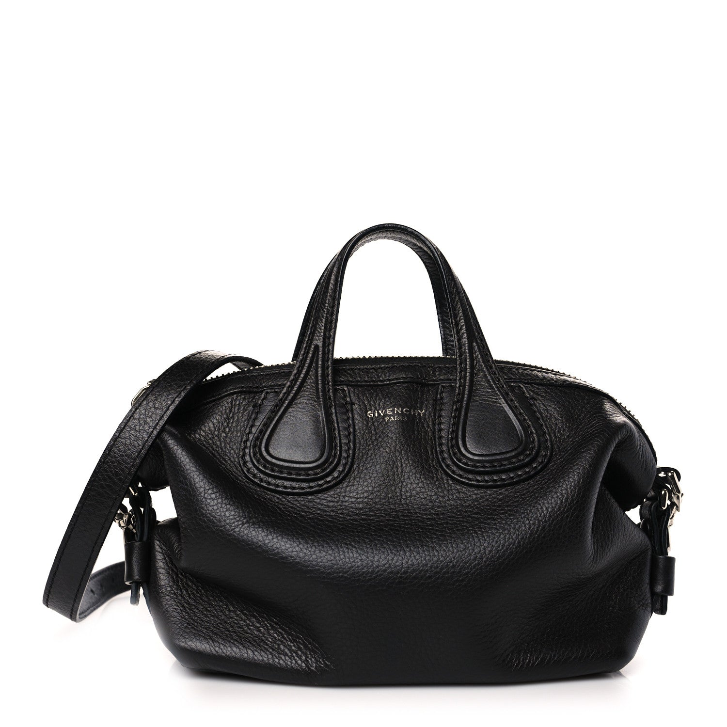Givenchy Waxed Calfskin Micro Nightingale Black 1 of 9