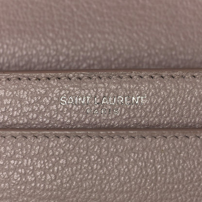 Saint Laurent Grained Calfskin Medium Monogram Marble Pink 5 of 23