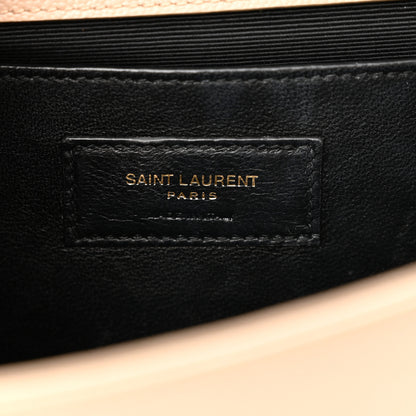 Saint Laurent Grain De Poudre Medium Monogram Kate Satchel Nude Powder 6 of 13