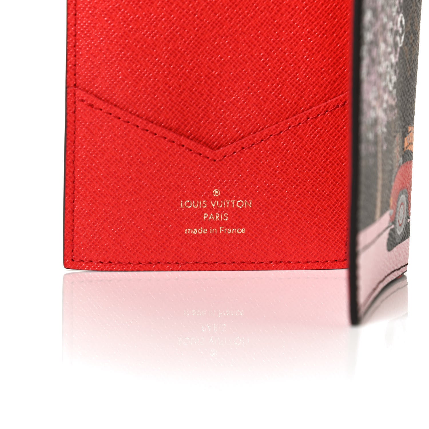 Louis Vuitton Monogram 2019 Christmas Animation Passport Cover Rouge 6 of 9