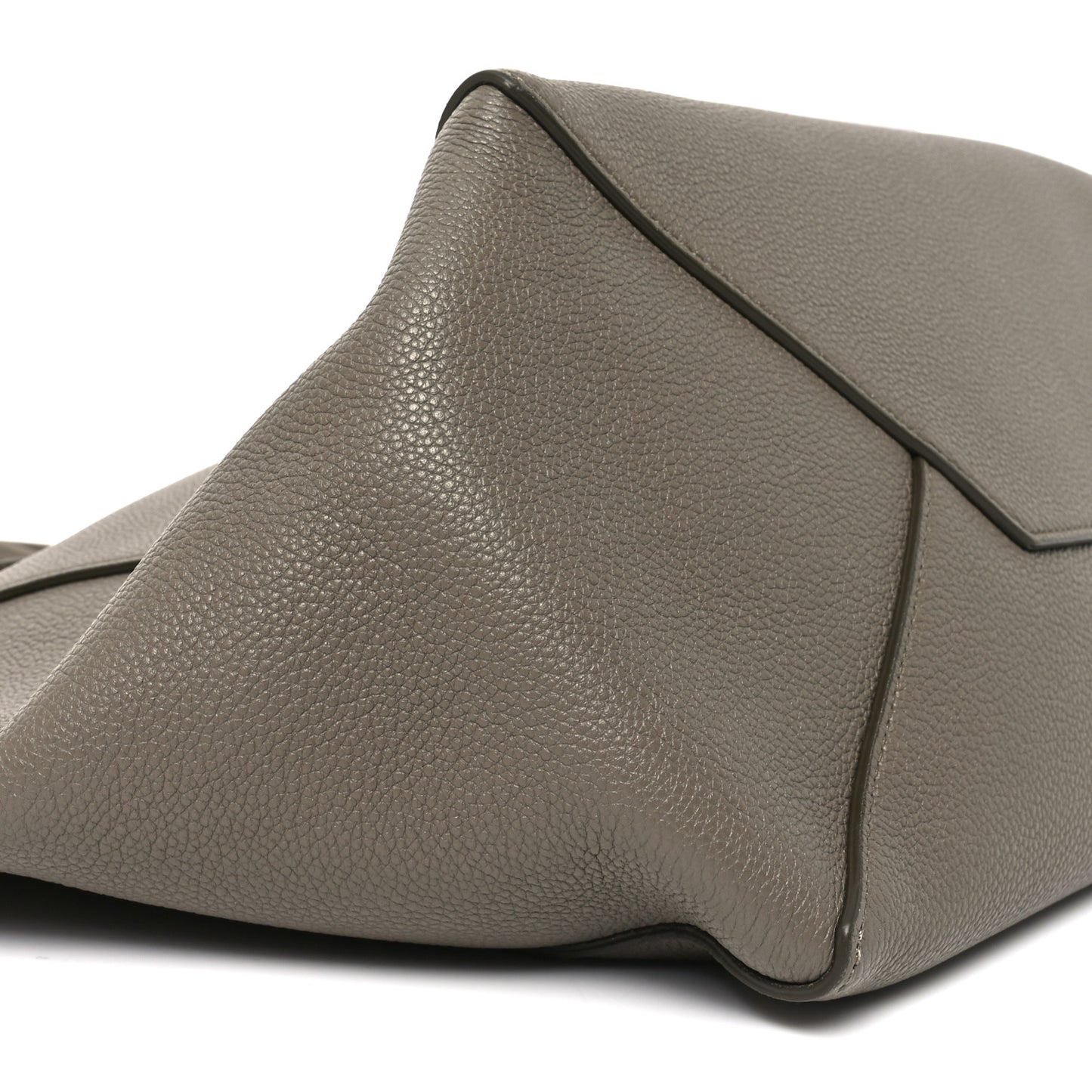 Soft Grained Calfskin Small Belt Cabas Phantom Taupe