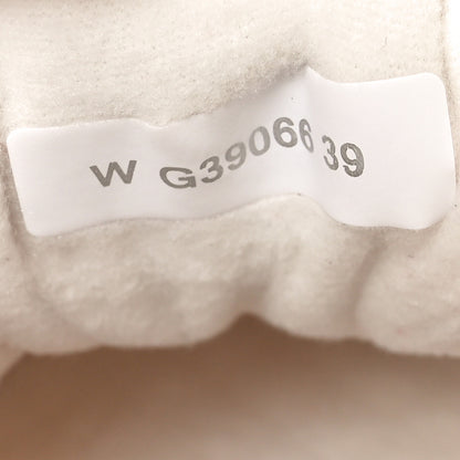 Chanel Wool Tweed Suede Calfskin Womens CC Sneakers 39 Red White Dark Brown Burgundy 8 of 9