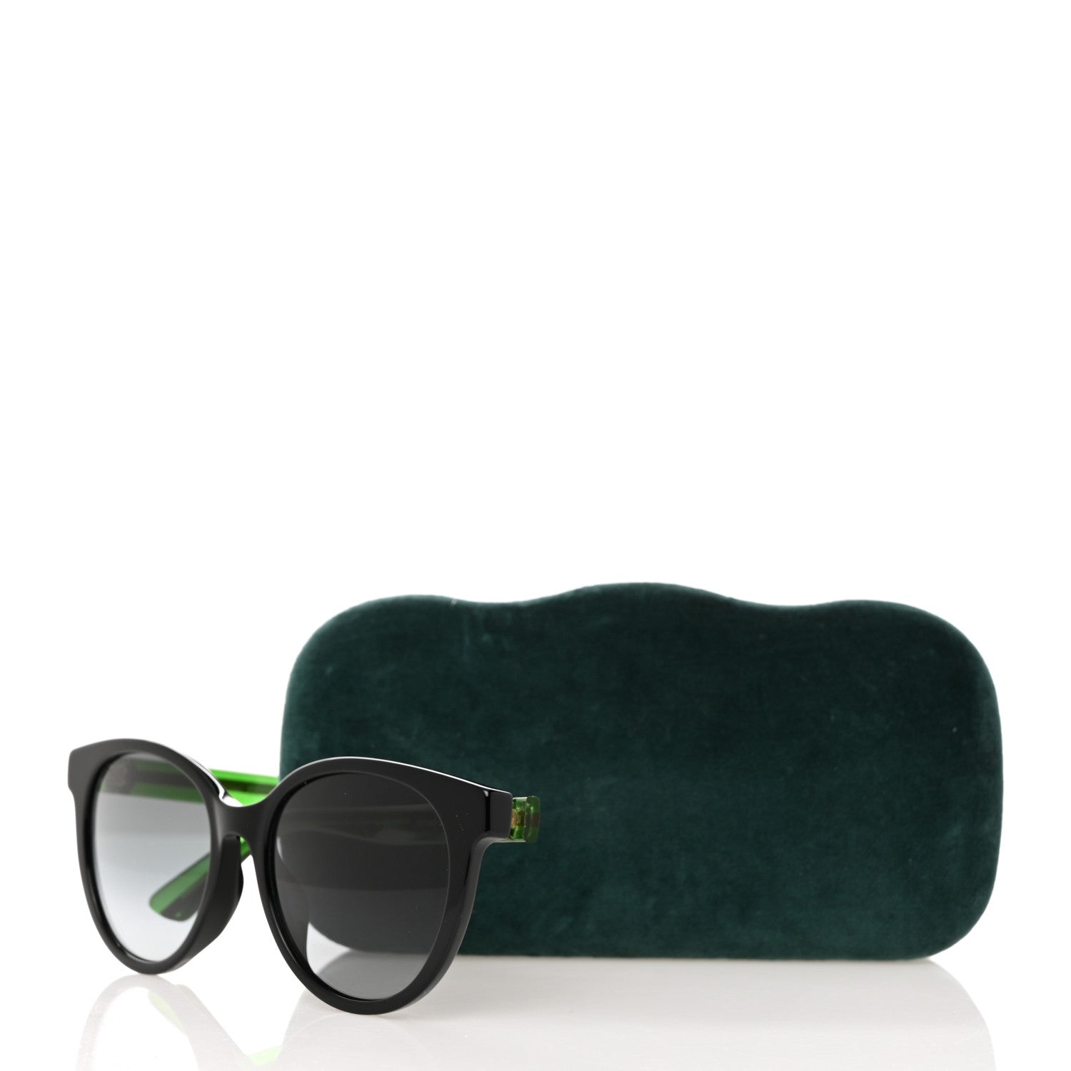 Gucci Acetate Round Web Sunglasses GG0702S Black 8 of 8