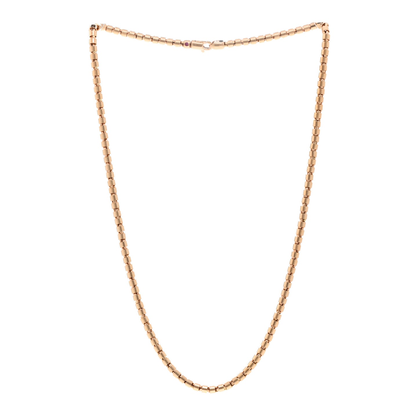 18K Rose Gold 3mm Chain Necklace