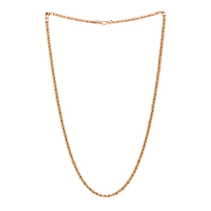 Roberto Coin 18K Rose Gold 3mm Chain Necklace 3 of 6