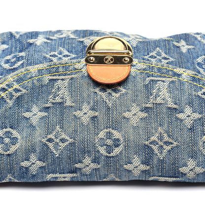 Louis Vuitton Monogram Denim Mini Pleaty Blue 12 of 20