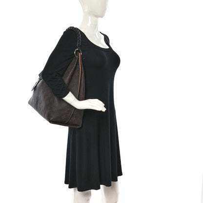 Louis Vuitton Mahina Carmel Hobo Chocolate 2 of 10