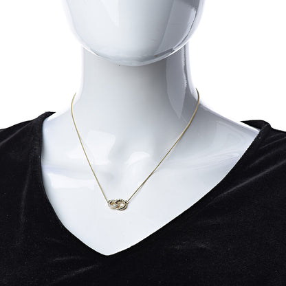 David Yurman 18K Yellow Gold Diamond Pave Extra-Small Belmont Pendant Necklace 2 of 7