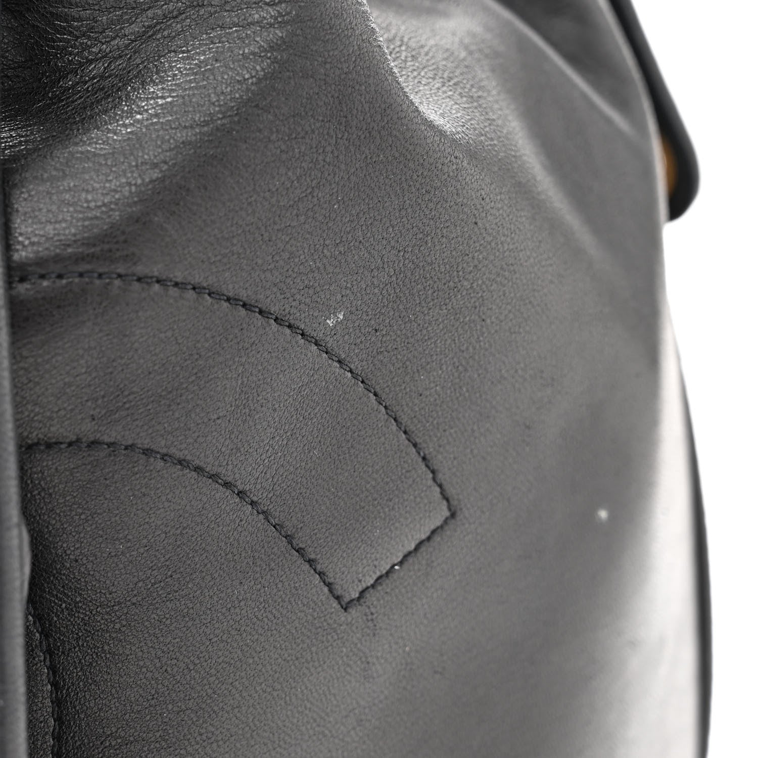 Chanel Lambskin CC Drawstring Bag Black 14 of 14