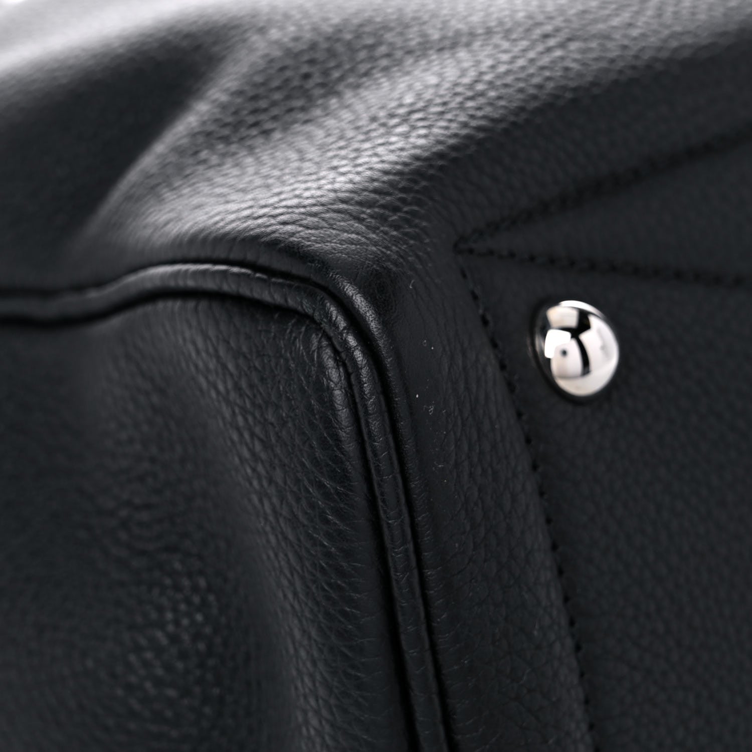 Hermes Taurillon Clemence Victoria II 35 Black 7 of 10