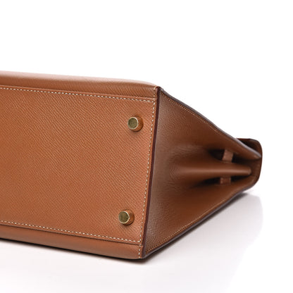 Hermes Courchevel Kelly Sellier 32 Gold 27 of 32