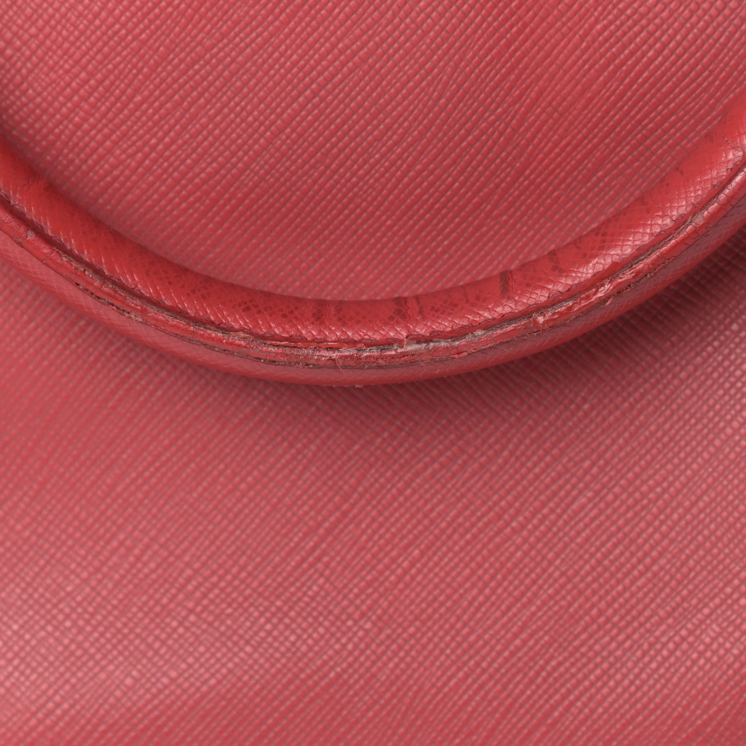 Prada Saffiano Lux Large Tote Fuoco 15 of 20