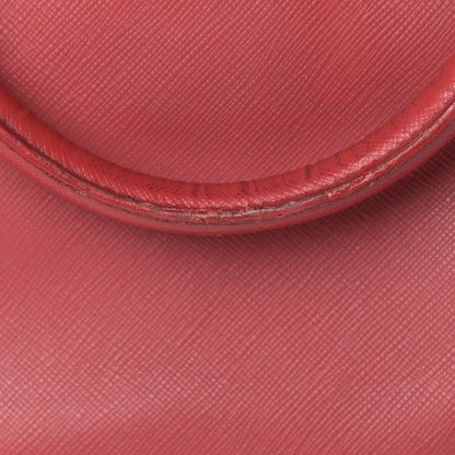 Prada Saffiano Lux Large Tote Fuoco 15 of 20