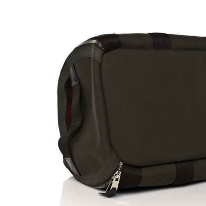 Hermes Fabric Carrying Dog Bag Kaki Feu 11 of 12