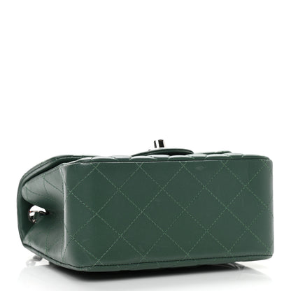 Chanel Lambskin Quilted Mini Square Flap Green 4 of 11