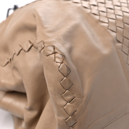Bottega Veneta Calfskin Intrecciato Leggero Tote Beige 12 of 18