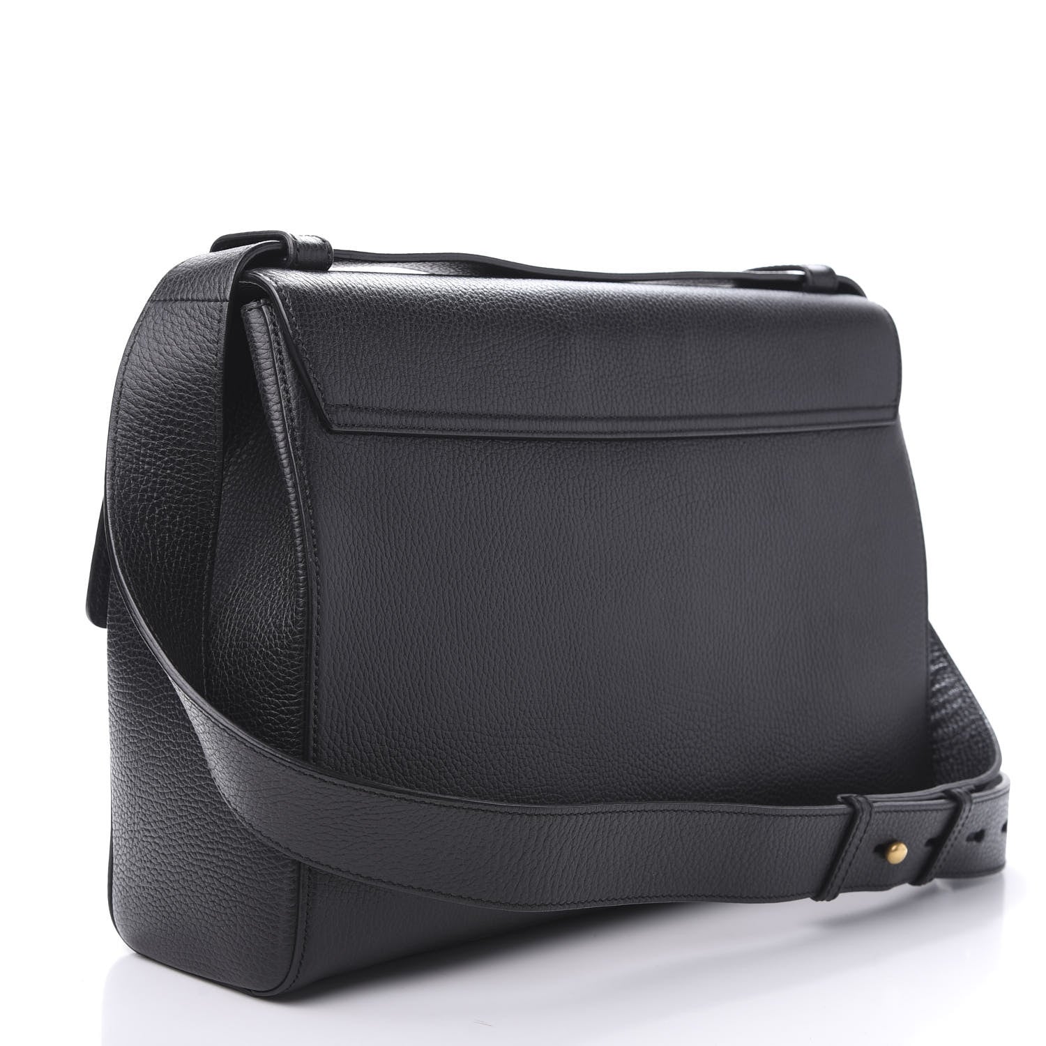 Gucci Calfskin GG Marmont Messenger Bag Black 3 of 10