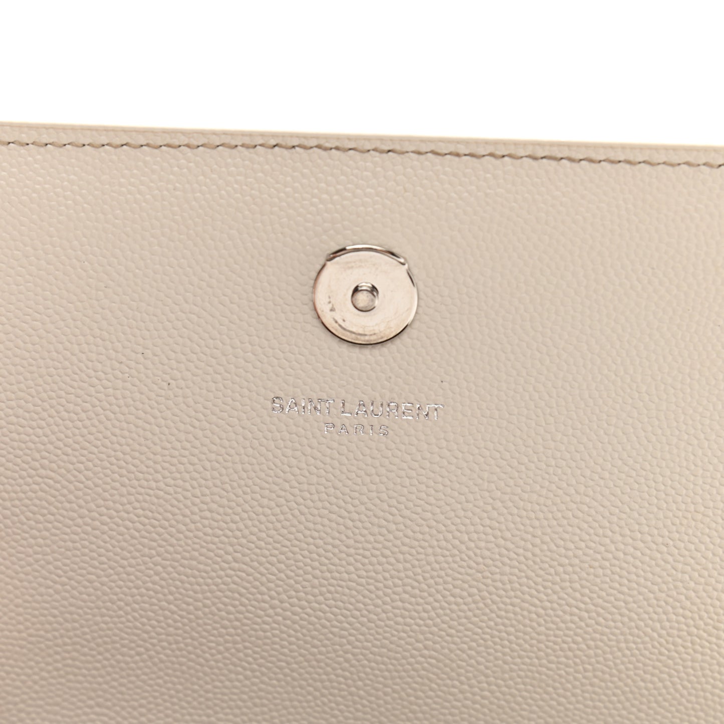 Grain De Poudre Medium Classic Monogram Kate Satchel Icy White