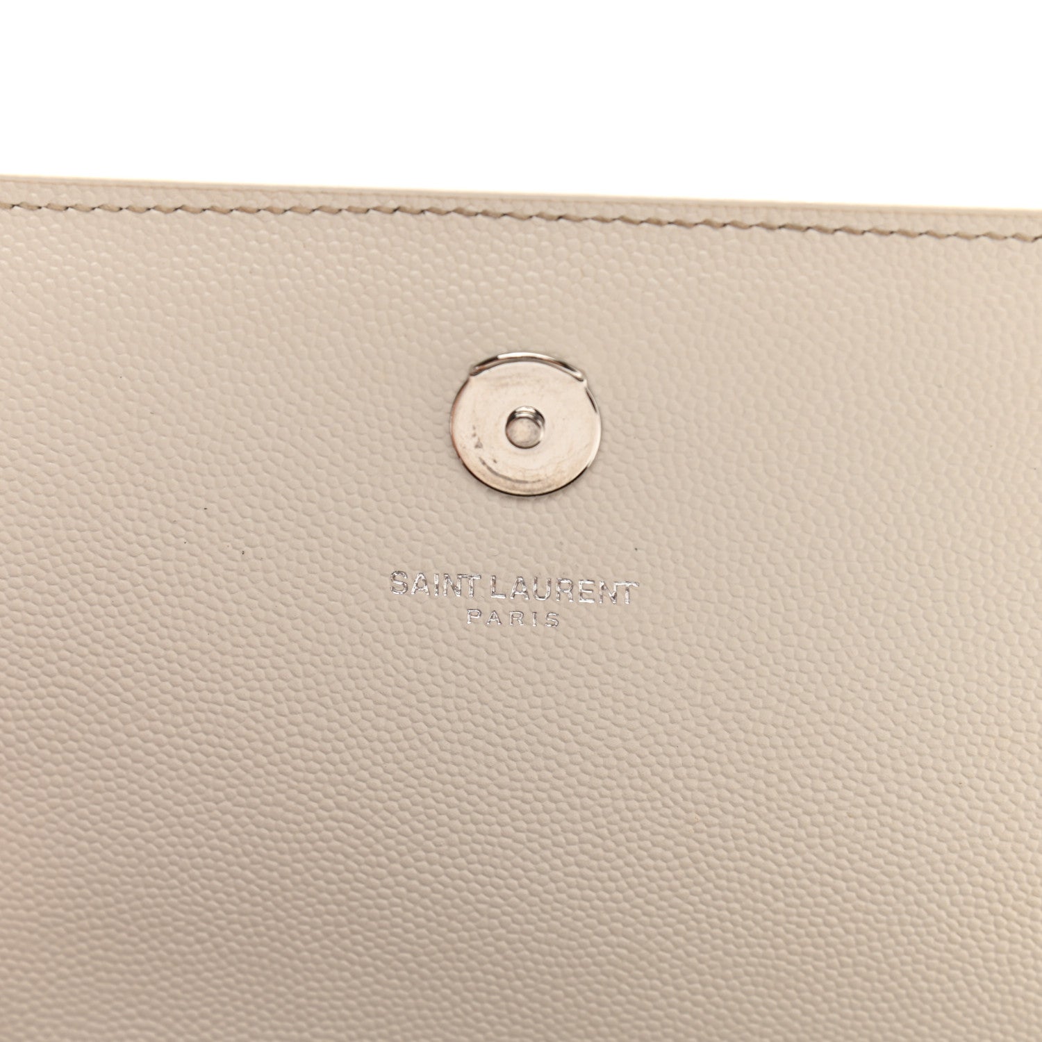 Saint Laurent Grain De Poudre Medium Classic Monogram Kate Satchel Icy White 7 of 13