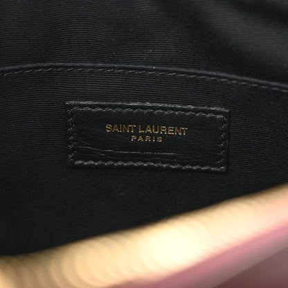 Saint Laurent Calfskin Matelasse Monogram Lou Camera Bag Dark Legion Red 6 of 10