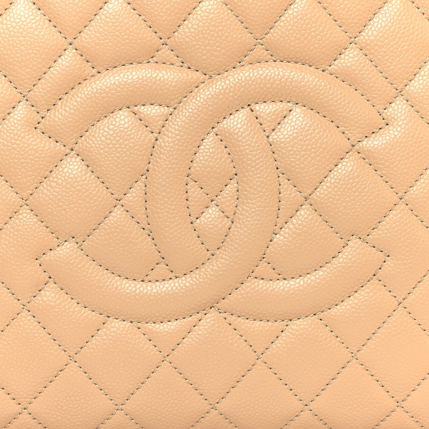 Chanel Caviar Quilted Grand Shopping Tote GST Beige 8 of 18