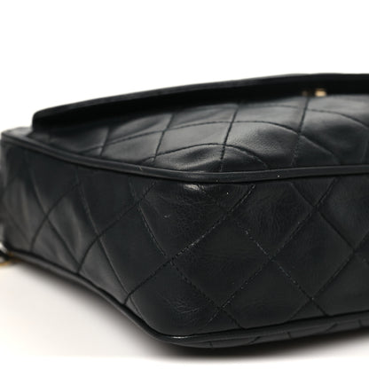 Chanel Lambskin Quilted Tassel Camera Case Navy 10 of 11