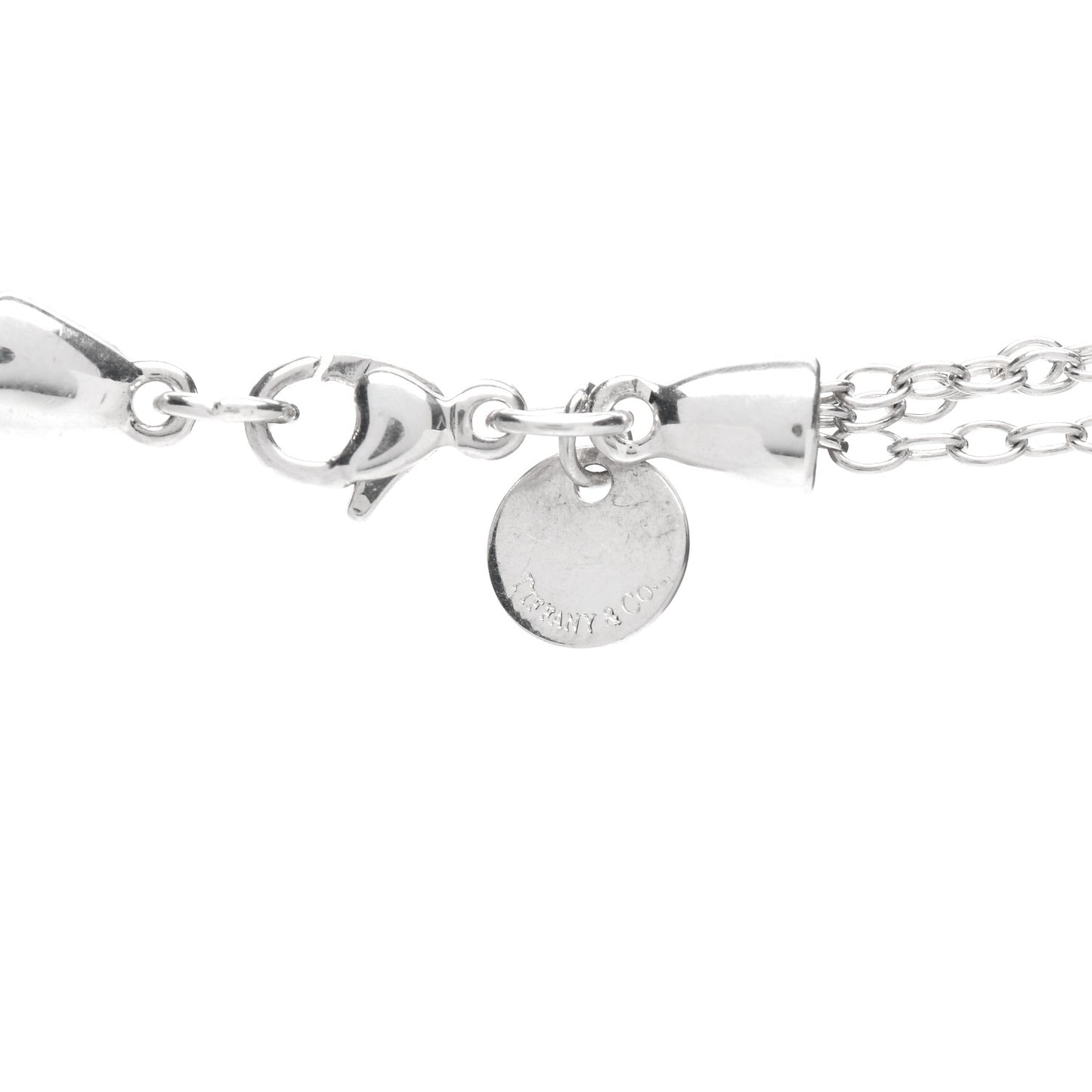 Sterling Silver Three Leaf Drop Pendant Necklace