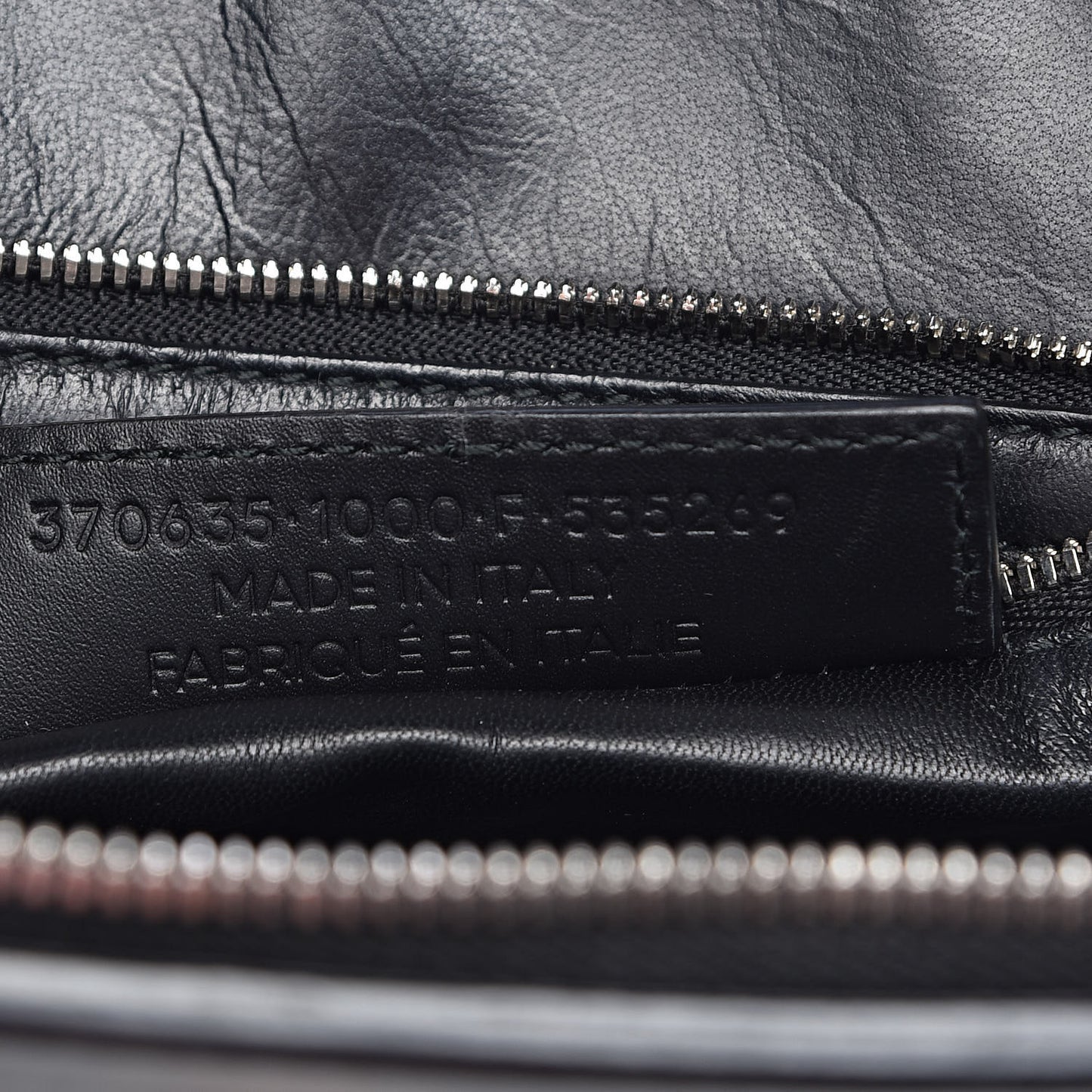 Calfskin Le Dix S Cartable Shoulder Bag Black