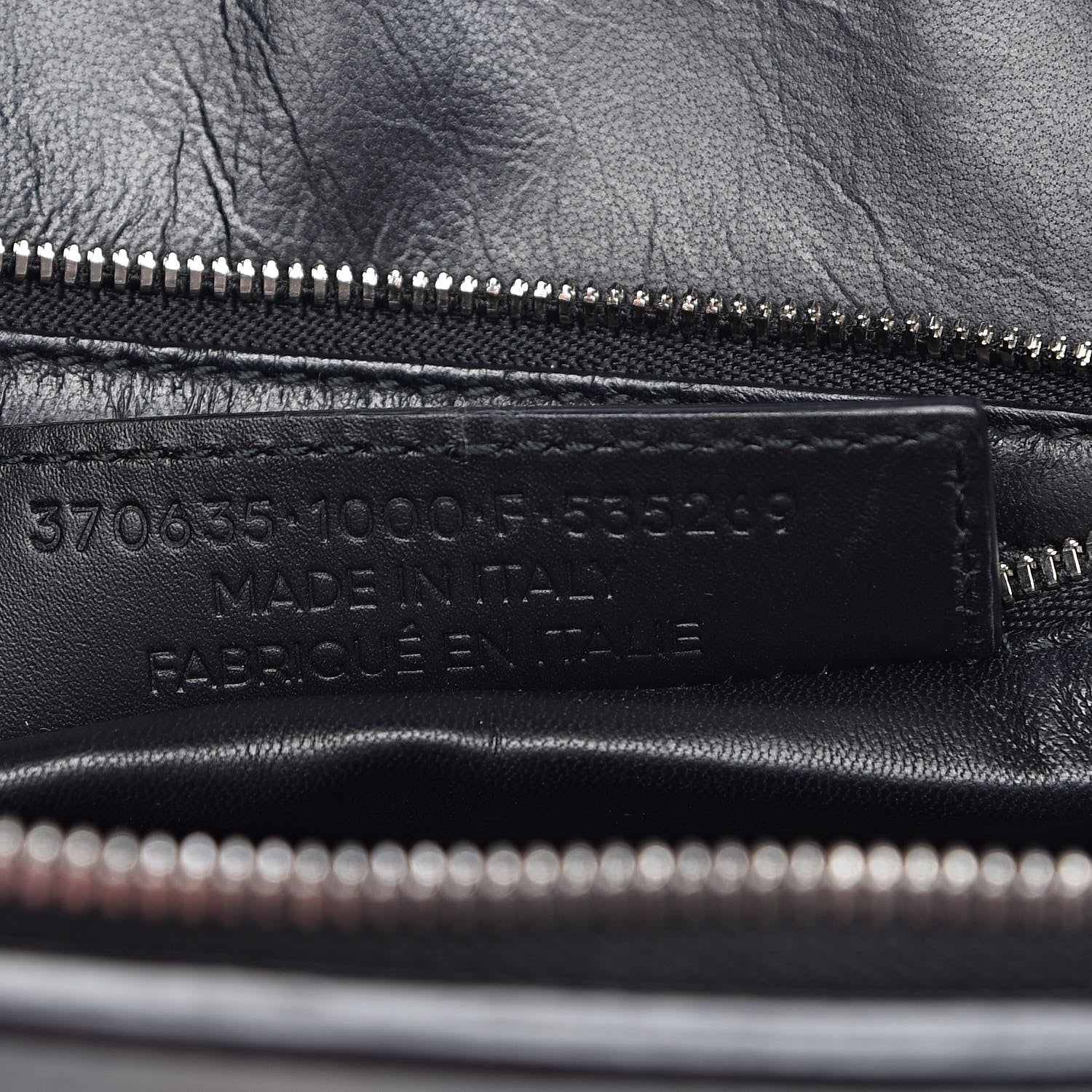 Balenciaga Calfskin Le Dix S Cartable Shoulder Bag Black 7 of 14