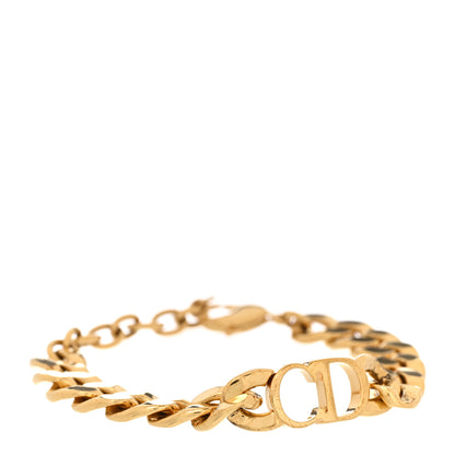 Christian Dior Brass CD Icon Chain Bracelet Gold 1 of 6