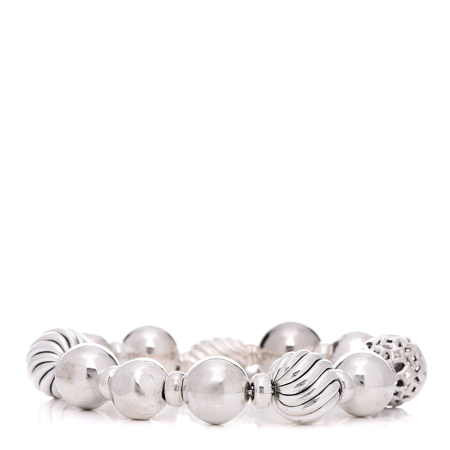 Sterling Silver 14mm Elements Bead Bracelet