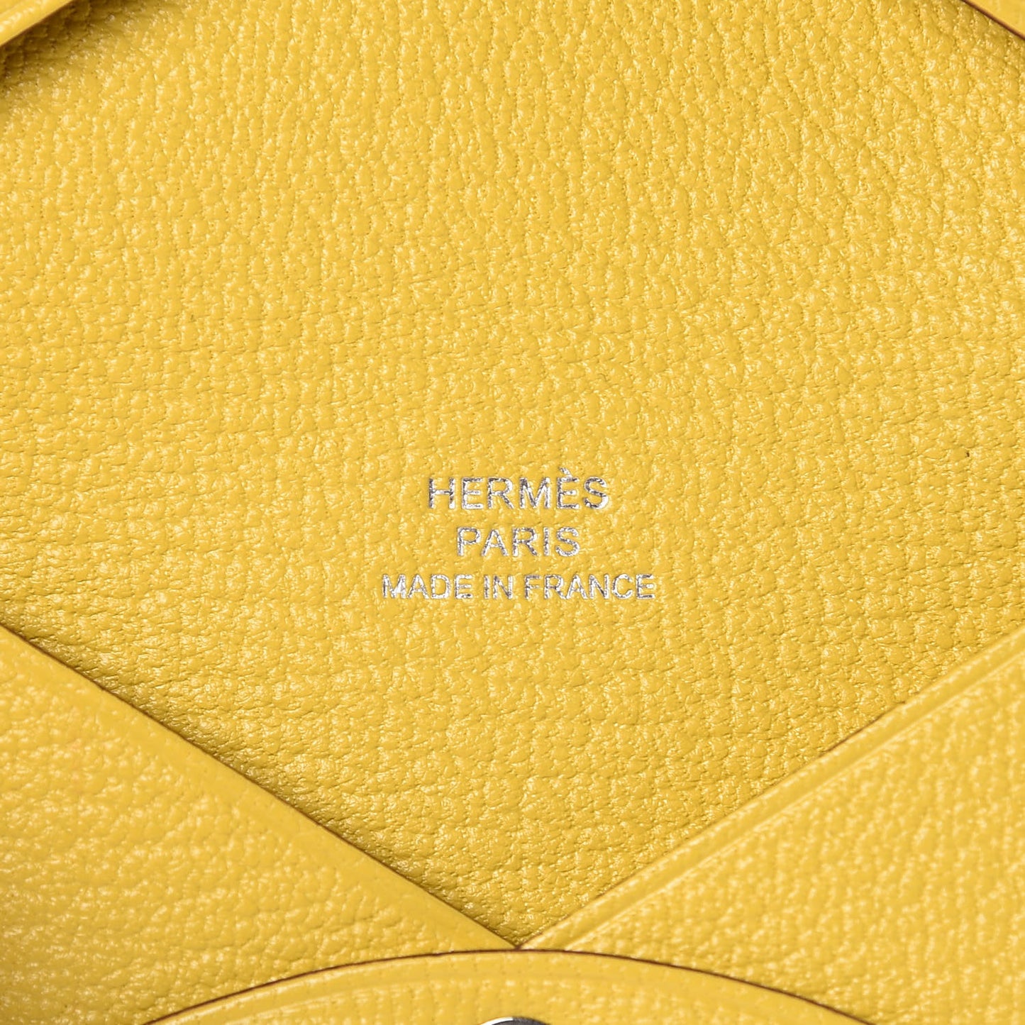 Chevre Mysore Calvi Card Case Jaune De Naples
