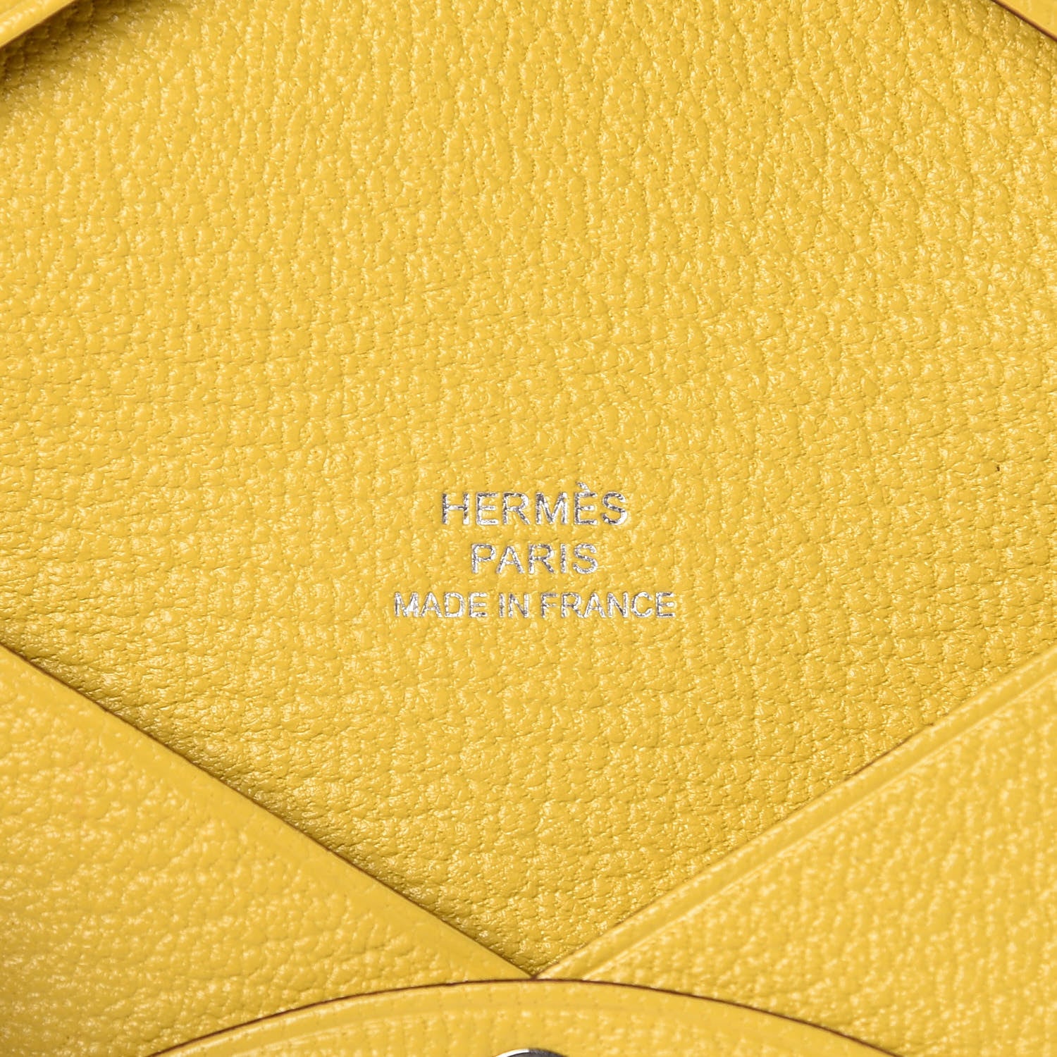 Hermes Chevre Mysore Calvi Card Case Jaune De Naples 6 of 7