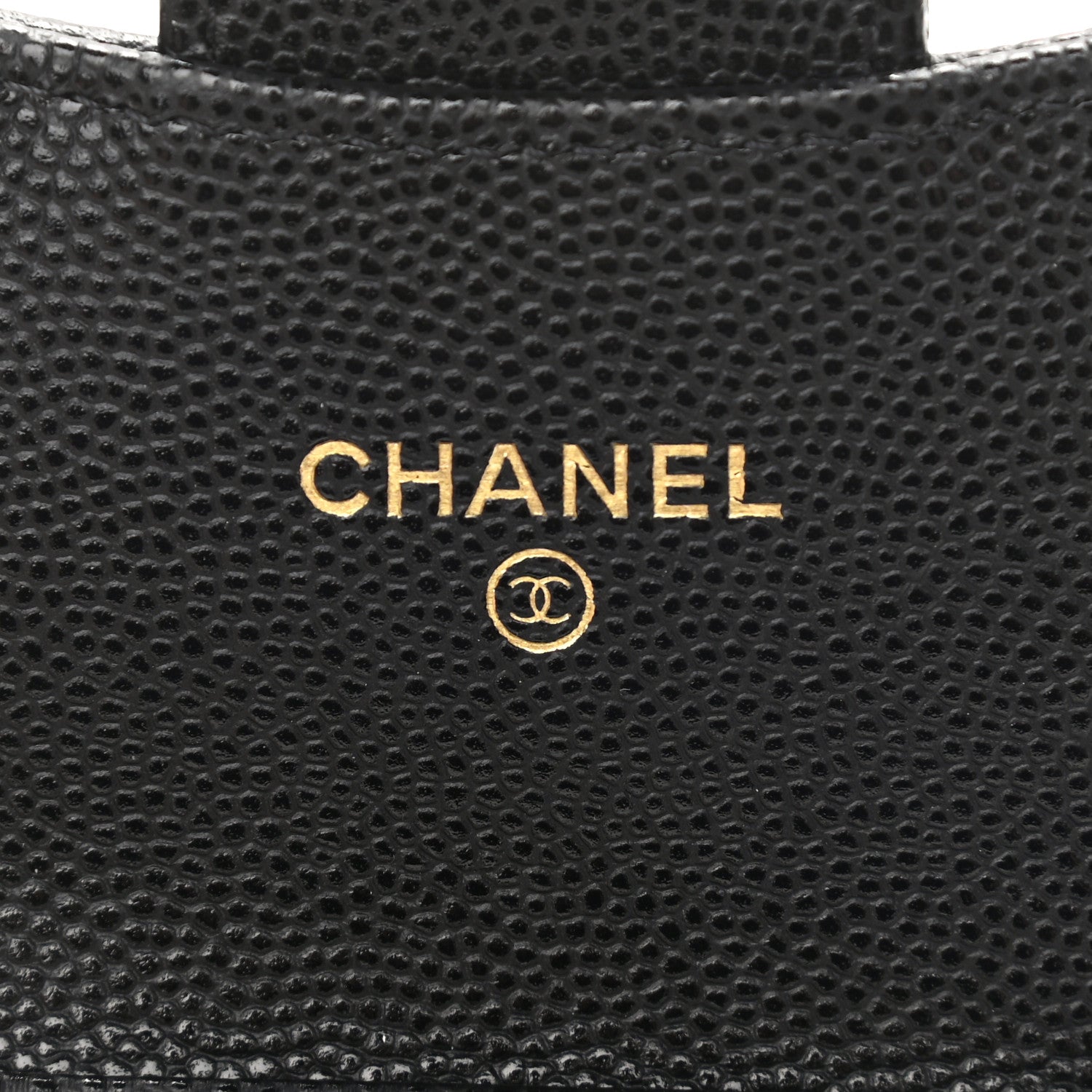 Chanel Caviar Quilted Flap Zip Card Holder On Chain Black 6 of 8