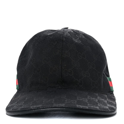 Gucci Monogram Web Baseball Hat L Black 6 of 9