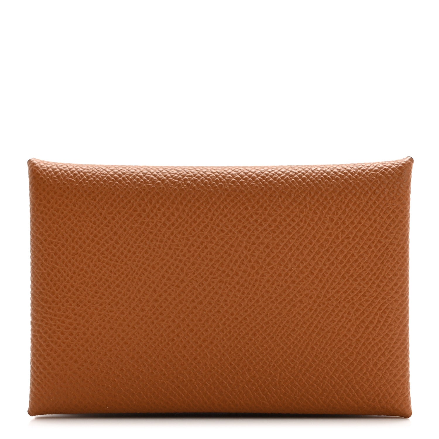 Hermes Epsom Calvi Card Case Gold 1 of 8
