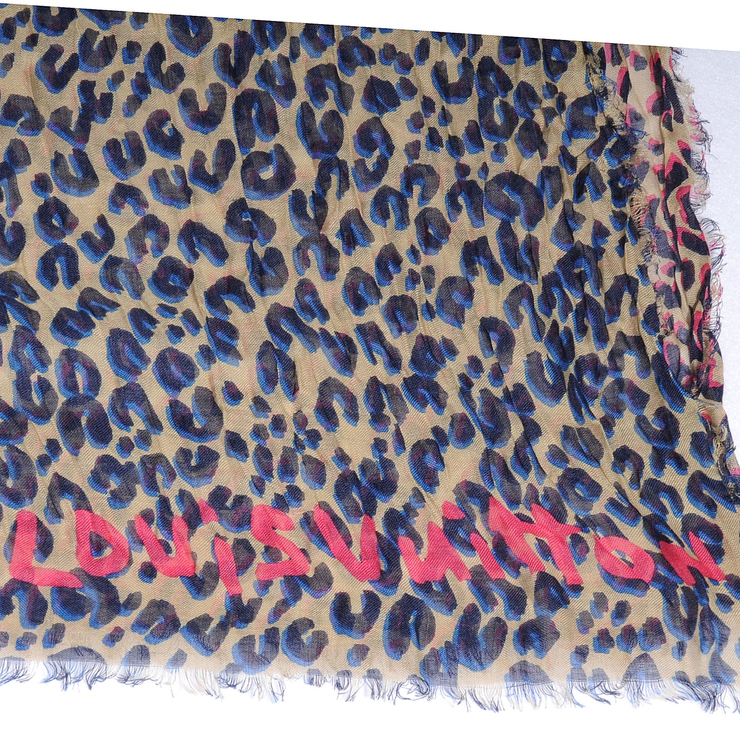 Cashmere Silk Leo Pop Stole Corail