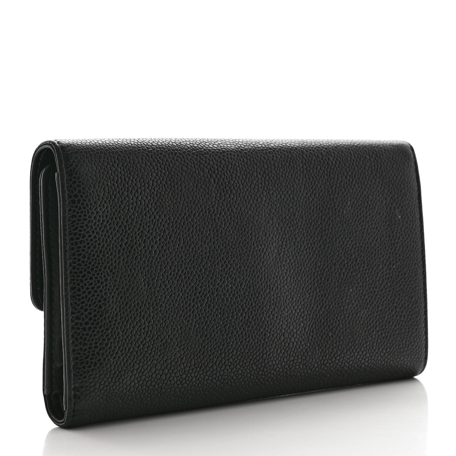 Chanel Caviar Timeless CC Large Gusset Flap Wallet Black 3 of 12